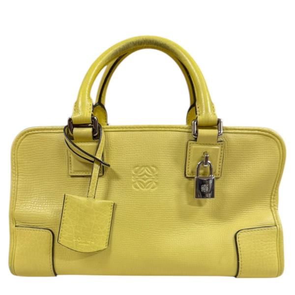 LOEWE ロエベ アマソナ28 ハンドバッグ ゴールド レザー LOEWE ロエベ アマソナ28 ハンドバッグ レザー ベージュ レディース