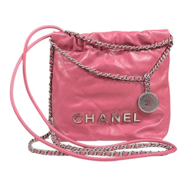 最終お値下 新品未使用 CHANEL ショルダーバッグ ピンク♡ CHANEL（シャネル） （未使用 展示品）シャネル ミニ メッセンジャー
