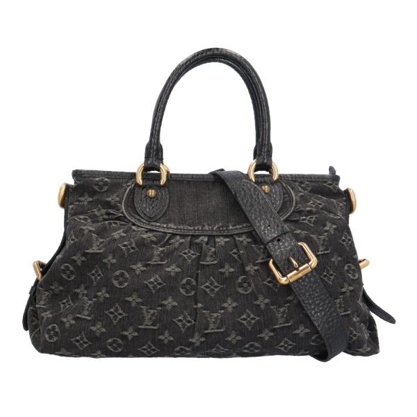 【美品】 ルイヴィトン★モノグラム デニム/ネオカヴィ/ハンドバッグ LOUIS VUITTON（ルイ・ヴィトン） ネオカヴィMM モノグラムデニム