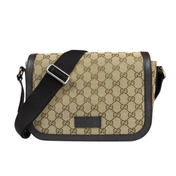 グッチ メッセンジャーバッグ GGキャンバス ショルダーバッグ GGキャンバス 449172 ベージュ レディース GUCCI  中古 GUCCI（グッチ） メッセンジャーバッグ GGキャンバス ショルダーバッグ