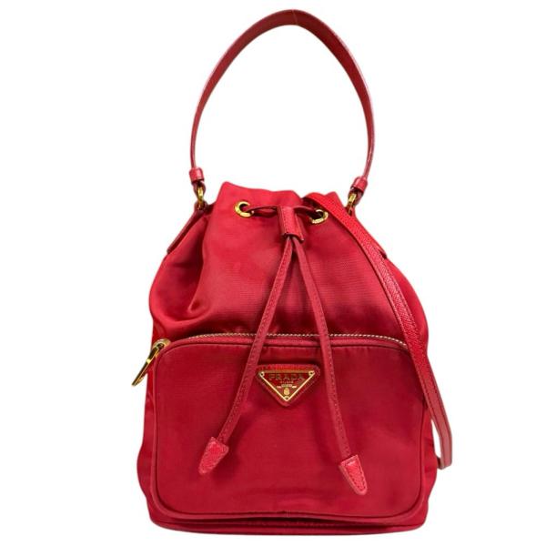 PRADA プラダ ショルダーバッグ 赤 中古 プラダ 斜め掛け ショルダーバッグ レディース ブランド PRADA