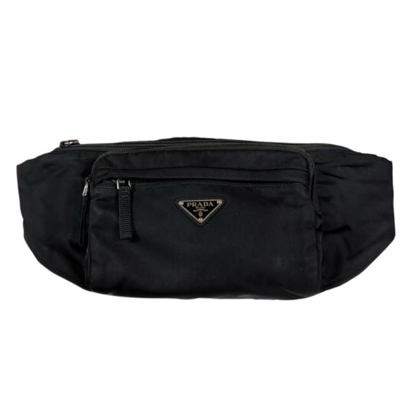 PRADA（プラダ） ウエストバッグ ナイロン 2VL005 ブラック レディース