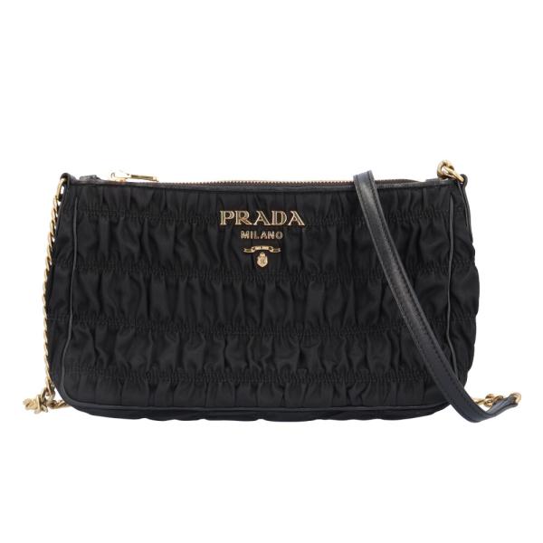 PRADA（プラダ） ショルダーバッグ ナイロン 1BH152 ブラック