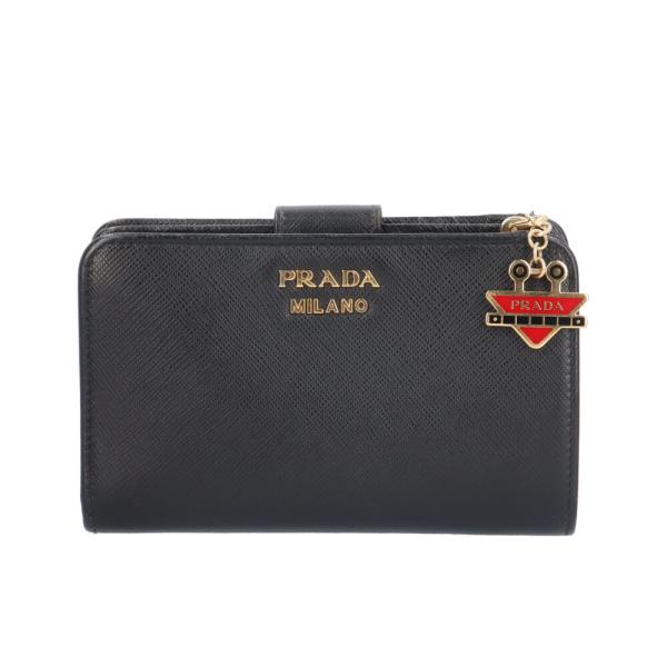 PRADA（プラダ） サフィアーノ 二つ折り財布 レザー 1ML225 レディース