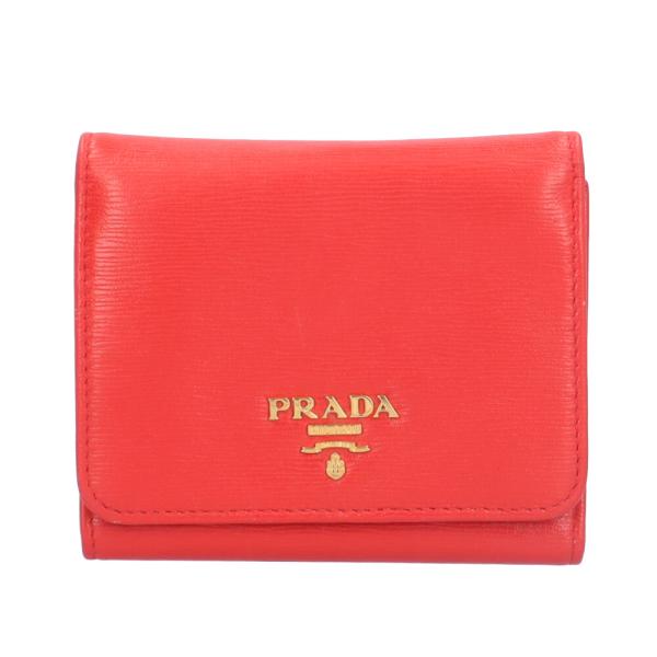 PRADA（プラダ） 三つ折り財布 レザー 1MH176 レディース 中古 : R&K