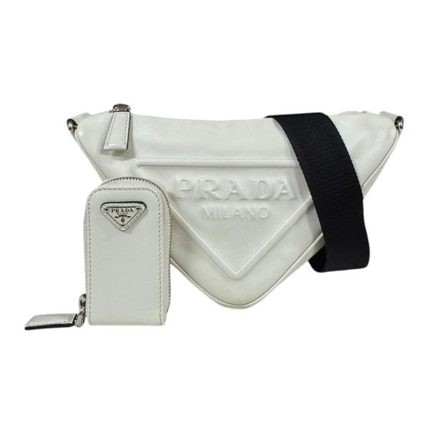 PRADA（プラダ） トライアングル ショルダーバッグ レザー 1BH190