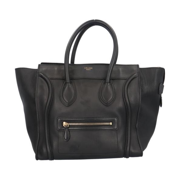 CÉLINE セリーヌ定番のハンドバッグ「ラゲージ ミニショッパー」　中古 CELINE（セリーヌ） ラゲージミニショッパー ハンドバッグ レザー