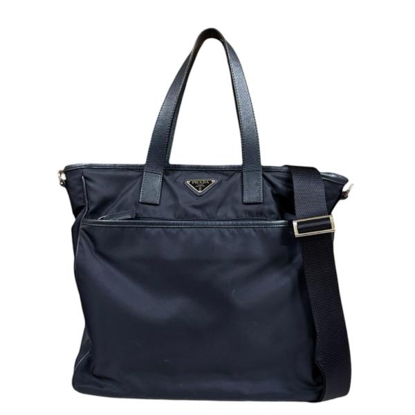PRADA（プラダ） ショルダーバッグ ナイロン 2VG033 ネイビー メンズ