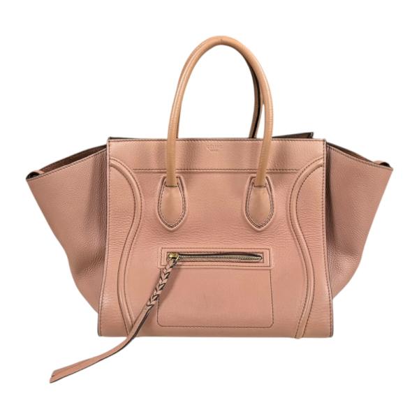 CELINE セリーヌ ラゲージ ファントム ハンドバッグ レザー