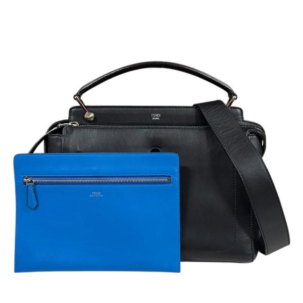 FENDI フェンディ ドットコム ショルダーバッグ レザー 8BN293