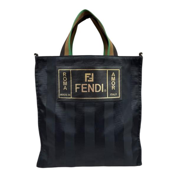 FENDI  黒 ナイロン製未使用品17日迄セール rk-y_brb10000000140684