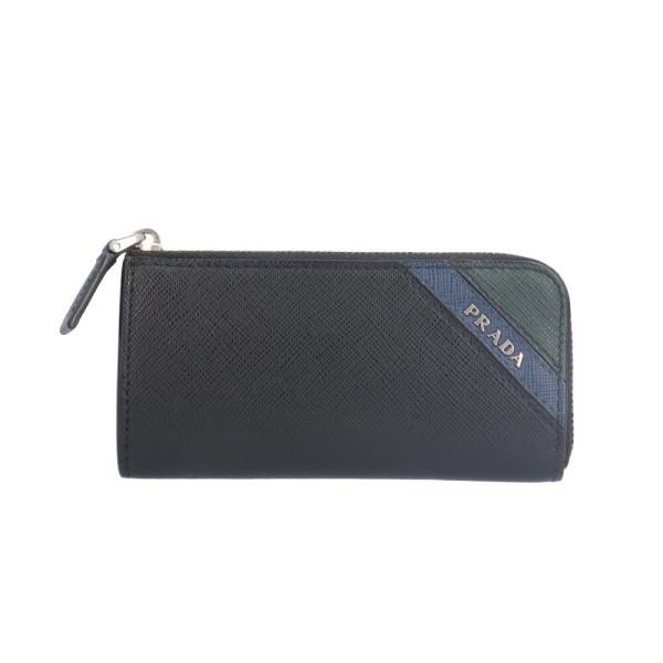 未使用品　PRADA プラダ　キーケース　サフィアーノレザー　ブラウン　希少 サフィアーノレザーキーケース | 1PP122 | サフィアノ | 中古SA