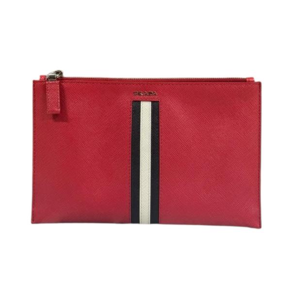 PRADA（プラダ） ドキュメントケース サフィアーノ ポーチ レザー
