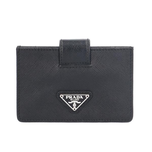プラダ サフィアーノ カードケース レザー 1M1211 レディース PRADA  中古 R&Kリサイクルキング PRADA（プラダ） サフィアーノ カードケース レザー 1M1211 レディース