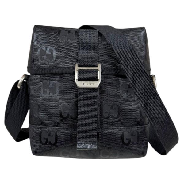 GUCCI グッチ GGナイロン オフザグリッド ショルダーバッグ ショルダーバッグ 643858 PVC ブラック  メンズ【中古】 rk-y_brb10000000148817