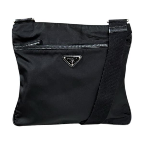PRADA（プラダ） ショルダーバッグ ナイロン 2VH053 ブラック メンズ