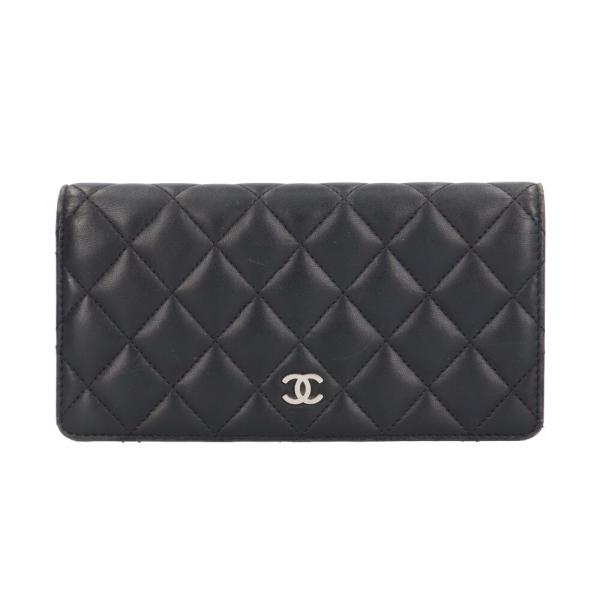 CHANEL シャネル　マトラッセ ラムスキン　長財布 CHANEL（シャネル） タイムレスクラシック ロング フラップ ウォレット