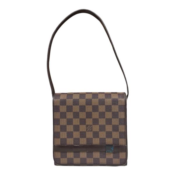 希少　ルイヴィトン　ダミエ　トライベッカ　ミニ　ショルダーバッグ　ブラウン LOUIS VUITTON（ルイ・ヴィトン） トライベッカミニ ダミエ ショルダー