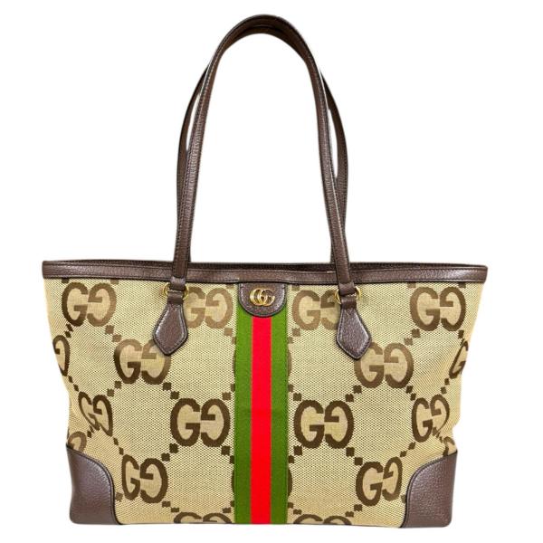 GUCCI（グッチ） ジャンボGG トートバッグ レザー 631685 ベージュ