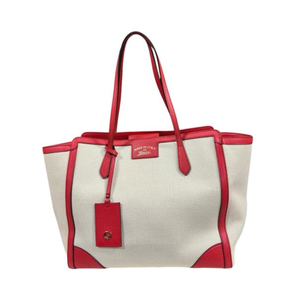 GUCCI（グッチ） スウィング トートバッグ キャンバス 354397 レッド