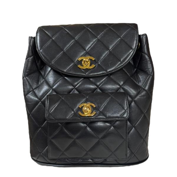 極美品 CHANELマトラッセ オールラムレザーリュック CHANEL（シャネル） マトラッセ リュック・デイパック ラムスキン