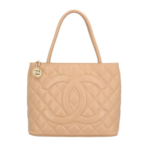 CHANEL（シャネル） 復刻トート ココマーク トートバッグ キャビア