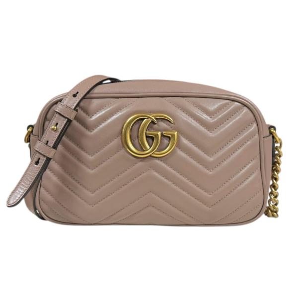 GUCCI（グッチ） スモール カメラバッグ GGマーモント ショルダー