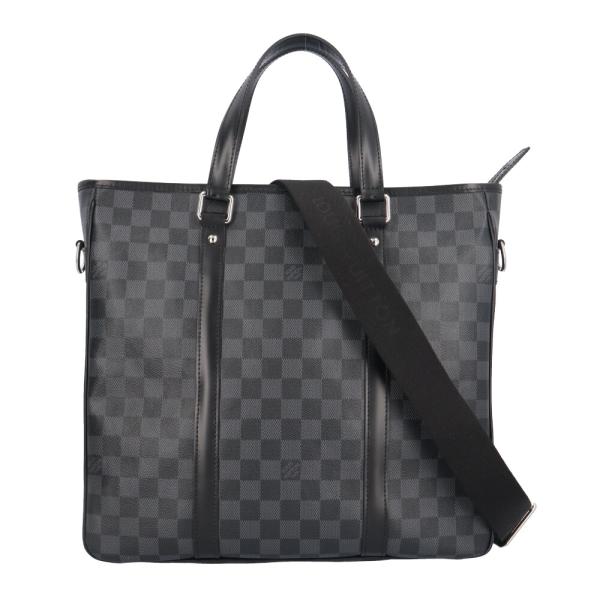 極美品 ルイヴィトン ダミエグラフィット タダオPM N41259 トート 革 LOUIS VUITTON（ルイ・ヴィトン） タダオPM ダミエグラフィット トート