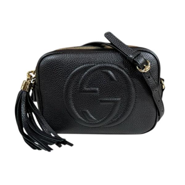 【GUCCI】ソーホースモールレザーディスコバックショルダーバック308364 GUCCI（グッチ） スモール ディスコバッグ ソーホー ショルダーバッグ