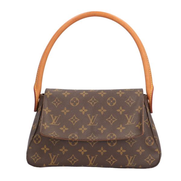【本物保証】 布袋付 超美品 ルイヴィトン LOUIS VUITTON モノグラム ミニ ルーピング M51147 ワンショルダーバッグ バッグ LOUIS VUITTON ルイ・ヴィトン ミニ・ルーピング バッグ ルーピング