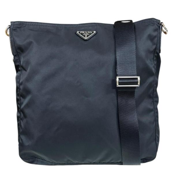 PRADA（プラダ） ショルダーバッグ ナイロン ブラック メンズ 中古