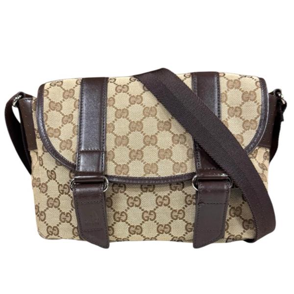 GUCCI（グッチ） GGキャンバス ショルダーバッグ GGキャンバス 145858