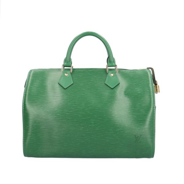 LOUIS VITTON 付属品付き　ハンドバッグ エピ スピーディ30 緑 LOUIS VUITTON（ルイ・ヴィトン） スピーディ30 エピ ハンドバッグ