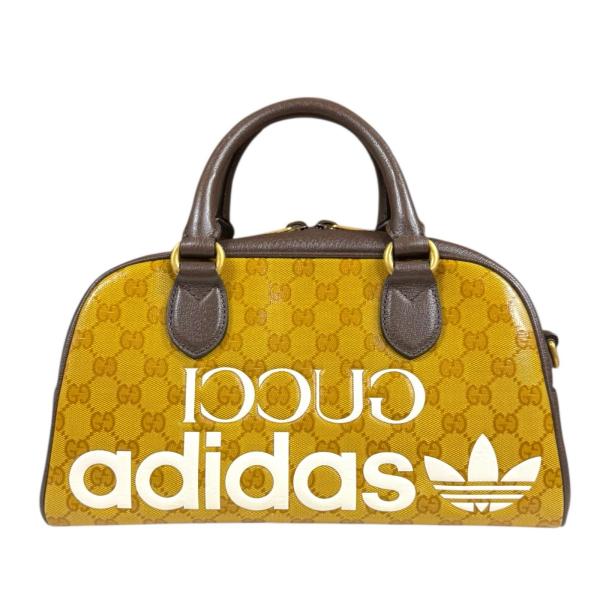 GUCCI（グッチ） adidasコラボミニダッフルバッグ GGクリスタル
