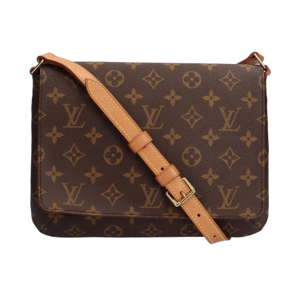ルイヴィトン ミュゼットタンゴ モノグラム ショルダーバッグ モノグラムキャンバス M51257 ブラウン レディース LOUIS VUITTON  中古 LOUIS VUITTON（ルイ・ヴィトン） ショルダーバッグ モノグラム