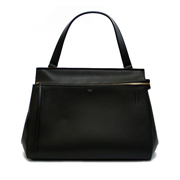 CELINE（セリーヌ） エッジ トートバッグ レザー ブラック 黒 中古 
