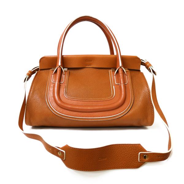 【希少】Chloe ベイ ハンドバッグ ブラウン レザー 肩掛け可 希少】Chloe ベイ ハンドバッグ ブラウン レザー 肩掛け可 バッグ