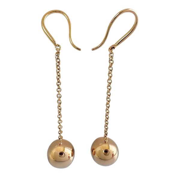 TIFFANY&Co.（ティファニー） ハードウェア ボール ピアス 18金 K18