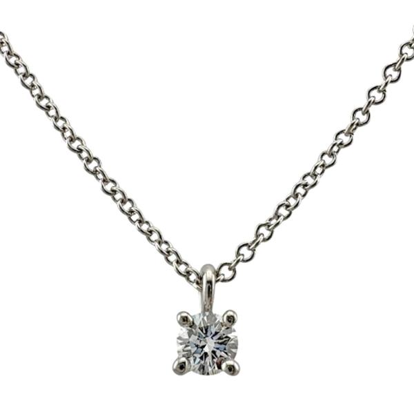 TIFFANY&Co.（ティファニー） ソリティア ネックレス Pt950プラチナ