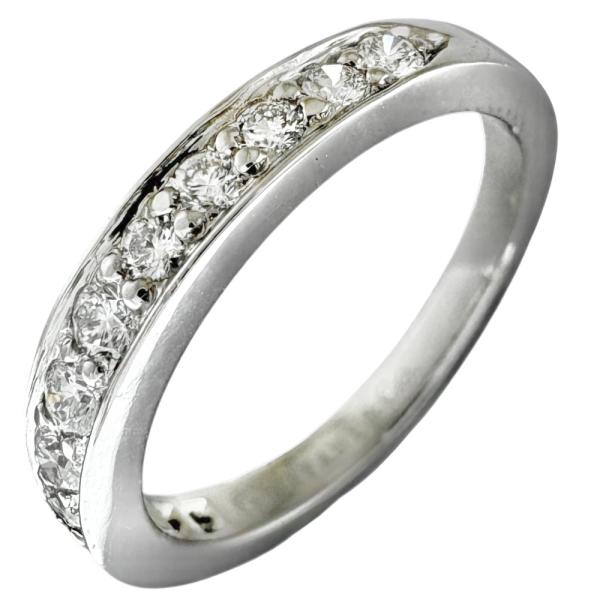 極美品 ティファニー クラシックバンド ダイヤ 3P リング 5号 プラチナ rk-y_brj09000000053457