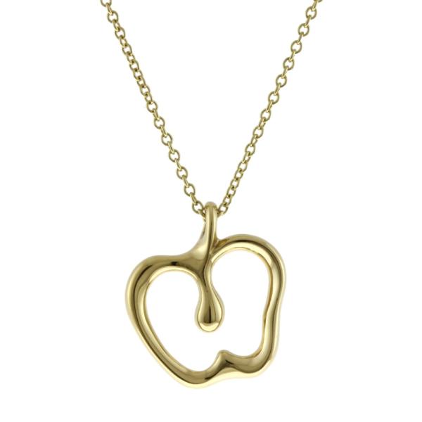 TIFFANY&Co.（ティファニー） アップル ネックレス 18金 K18イエロー