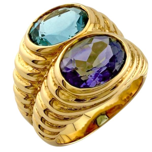 BVLGARI（ブルガリ） ドッピオバチェラート リング 指輪 11.5号 18金