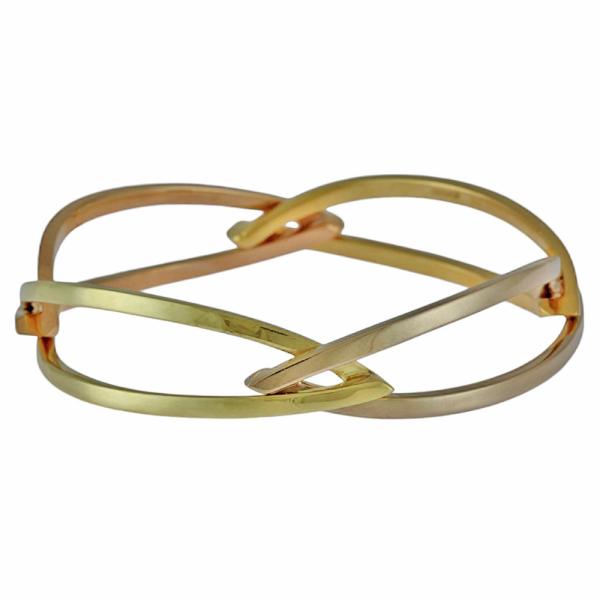 MIKIMOTO ミキモト バングル 18金 K18イエローゴールド レディース