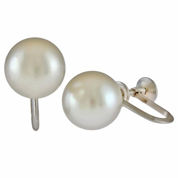 MIKIMOTO（ミキモト） イヤリング K14ホワイトゴールド パール 