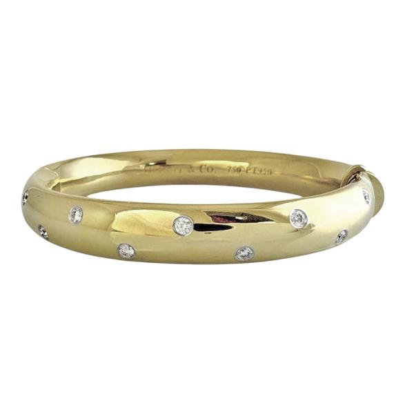 TIFFANY&Co.（ティファニー） ドッツ バングル 18金 K18イエロー 