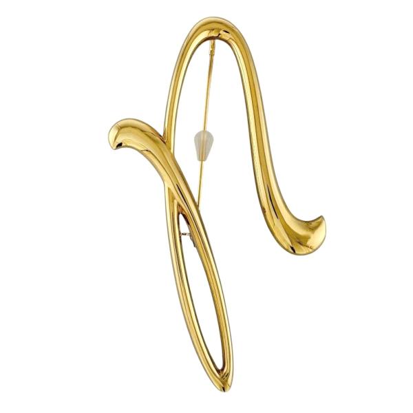 MIKIMOTO（ミキモト） ブローチ 18金 K18イエローゴールド レディース