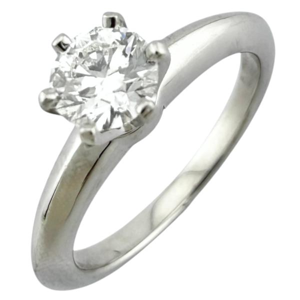 TIFFANY&Co. ティファニー ソリティア リング 指輪 6号 Pt950プラチナ
