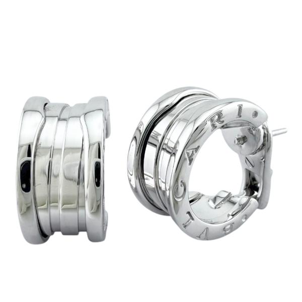BVLGARI（ブルガリ） B-zero.1 ピアス 18金 K18ホワイトゴールド
