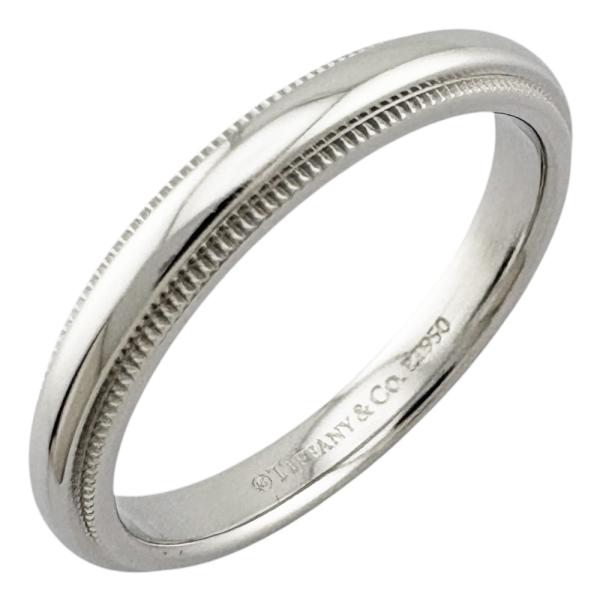 TIFFANY&Co.（ティファニー） ミルグレイン リング 指輪 15号 Pt950 