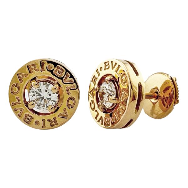 BVLGARI ブルガリ ブラック ピアス(片耳用) 750 K18 18金 BVLGARI ブルガリ ブラック ピアス(片耳用) 750 K18 18金